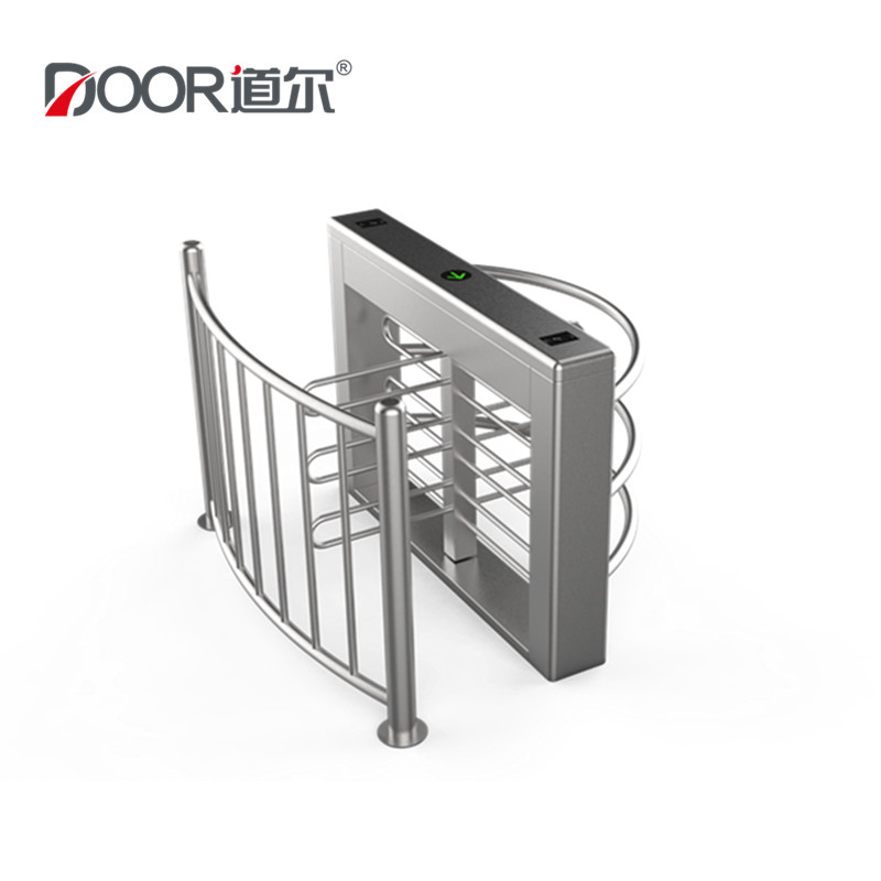 Stainless Steel Security Machinery Half Height Pedestrian Turnstile Gate for Access Control