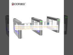 Sistem Keamanan Pintu Putar Setinggi Pinggang Pejalan Kaki dengan Gerbang Ayun dan Deteksi Tailgating