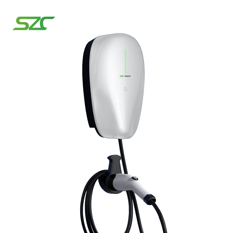 7kW 11kW 22kW ABS Wallmounted Type2 EV Charger for Home and Parking Lot in EU Electric Vehicle Industry