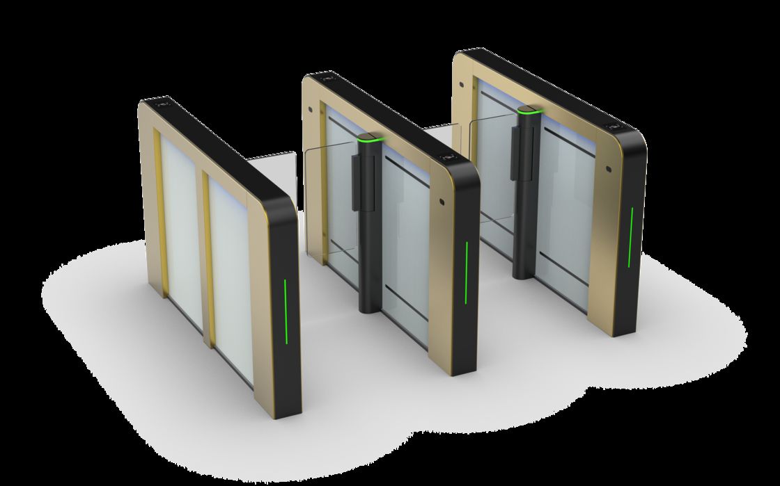 High Speed Pedestrian Turnstile with DC24V Servo Motor