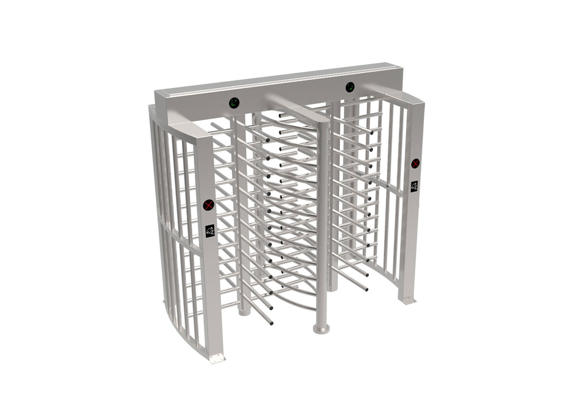 Double Channel Full Height Turnstile Soleniod Motor Smart Access Control For Security