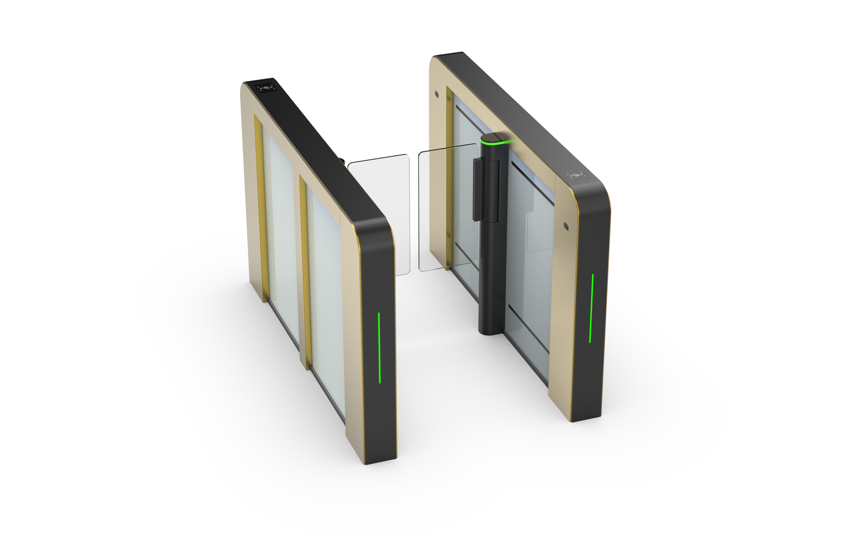 High Speed Pedestrian Turnstile with DC24V Servo Motor